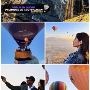 Vuelo en globo en Pirámides Teotihuacán