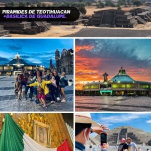 Teotihuacan + Basilica de Guadalupe.